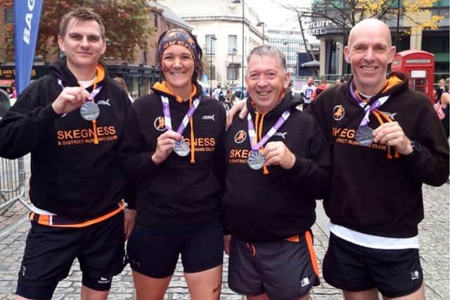 The Skegness and District Runners in Sheffield.
