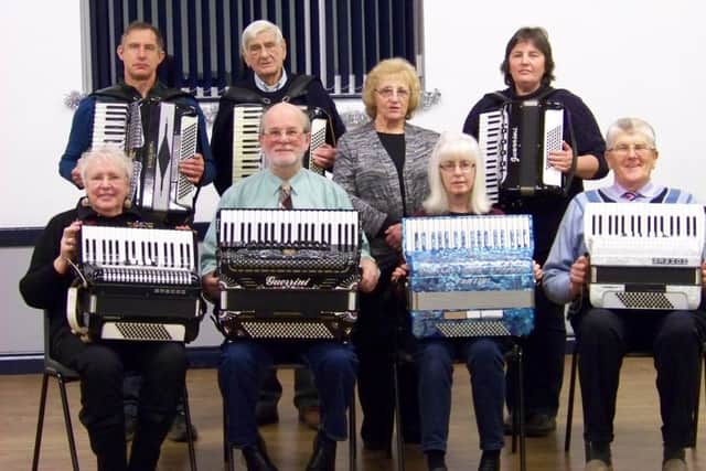 Photographed are members of Skegness Accordion Club EMN-161031-145048001