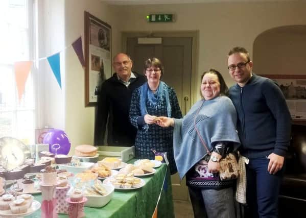 The fundrasing cake sale at the Sir Joseph Banks Centre in Horncastle EMN-161031-110308001