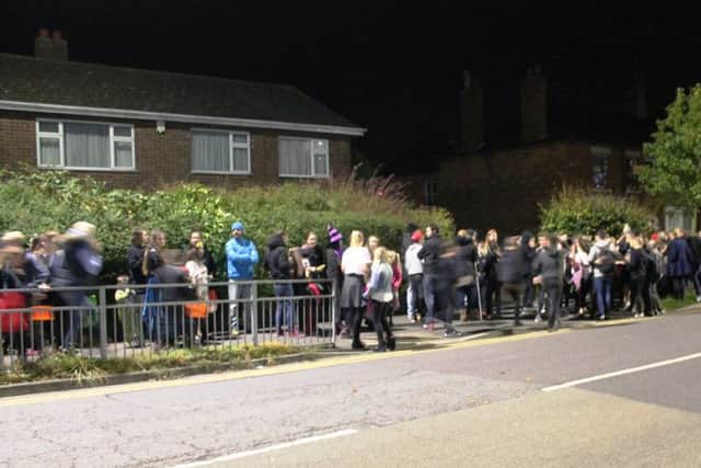 Over 900 people queued up to experience the fright of their lives!