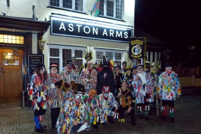 Morris dancers on Hallowe'en EMN-160111-113516001