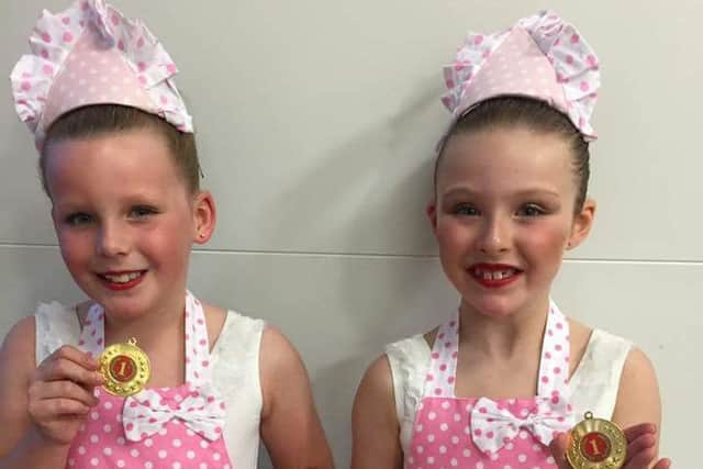 Millie Oakes and Evie Jaines were first in the novice Cabaret duet.