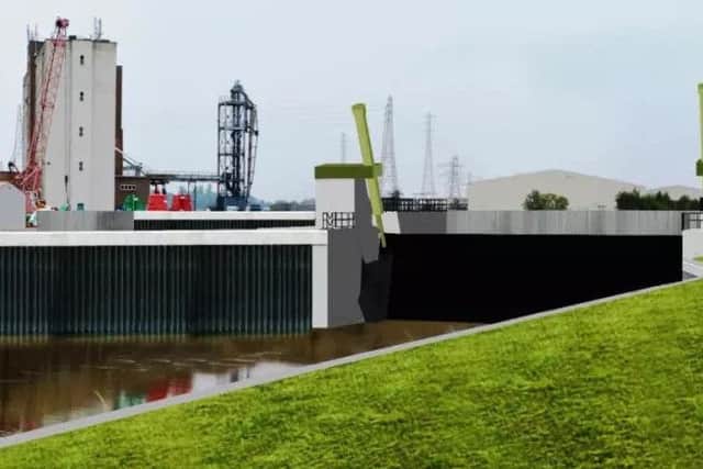Boston Tidal Barrier.