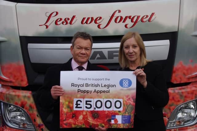 Funeral Director from Boston Funeral Home Martin Puttick and People and Performance Manager Barbara Farren.