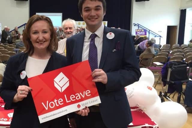Robin Hunter-Clarke and Suzanne Evans. Photo supplied.