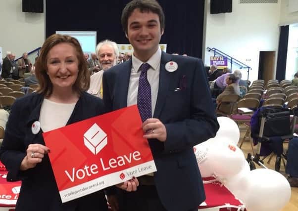 Robin Hunter-Clarke and Suzanne Evans. Photo supplied.