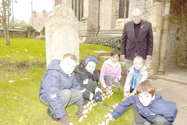 Remembrance activities in November 2006.