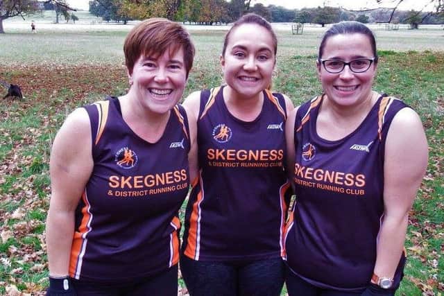 The Cross-Country ladies team.