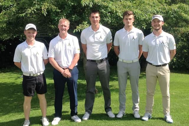 Ashton Turner, second from right, with Kenwick Park's successful Mail on Sunday team EMN-160711-182048002