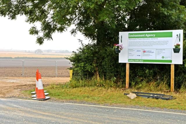 Flood alleviation scheme.