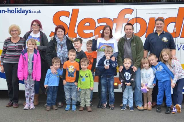 Children with additional needs and their parents from the Sleaford Rainbow Stars group travel to the Skegness Aquarium for a fantastic day out, sponsored by the Rotary Club of Sleaford. EMN-160811-122044001