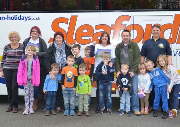 Children with additional needs and their parents from the Sleaford Rainbow Stars group travel to the Skegness Aquarium for a fantastic day out, sponsored by the Rotary Club of Sleaford. EMN-160811-122044001