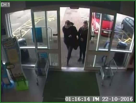 Police believe these women could help them with their inquiries following the theft of groceries from the Co-op in Skegness. ANL-160911-114618001