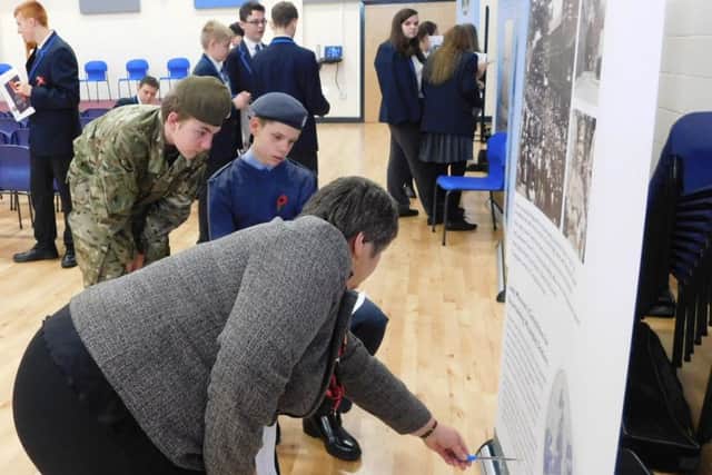 Students were invited to come into school in uniform if they were cadets for the St George's Academy Armistice Day event at Ruskington. EMN-161111-170618001