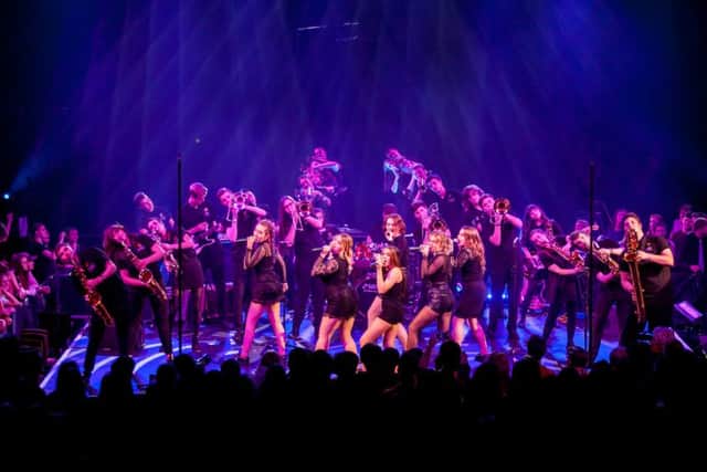 The Boston Youth Jazz Orchestra play the Royal Albert Hall. Picture: Nick Stevens.