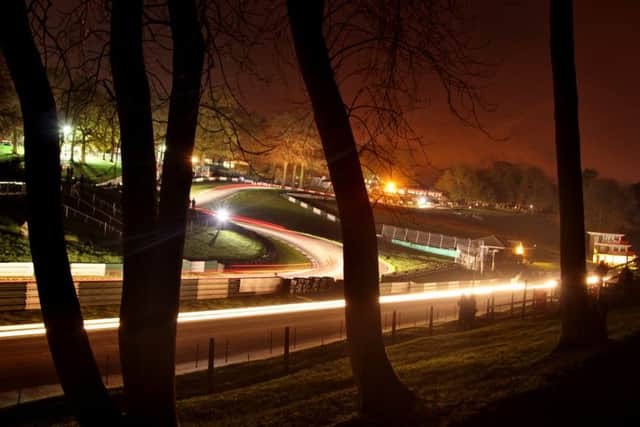 Cadwell Park will be lit up by rally cars after it gets dark on Sunday.
