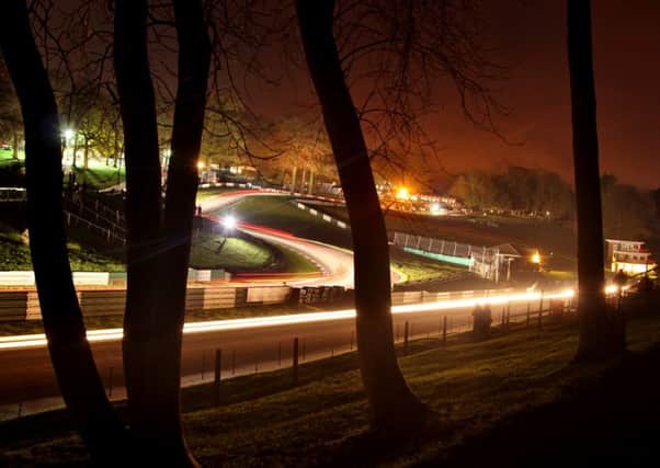 Cadwell Park will be lit up by rally cars after it gets dark on Sunday.