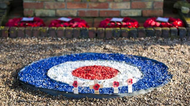 Armistice Day 2016, personnel gather at a Memorial at the former RAF Metheringham Airfield for a Service of Remembrance. CON-OFFICIAL-