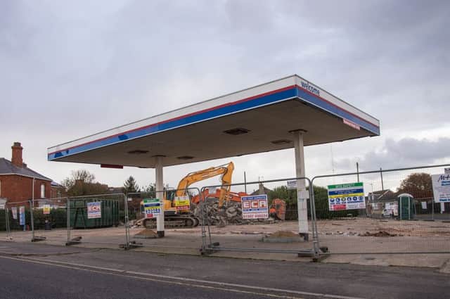 A new Co-op food store is being built in Station Road, Sutton on Sea. Formerly a petrol station and car wash.