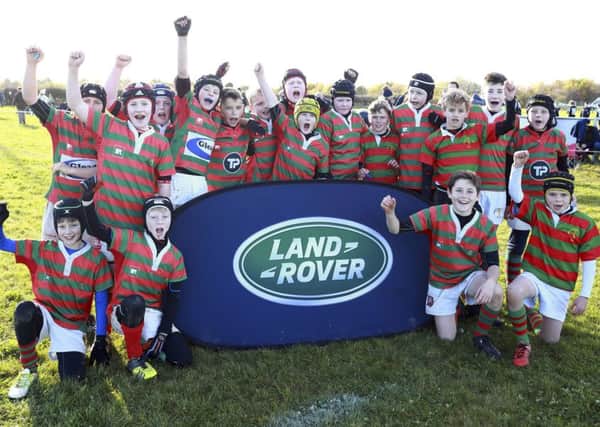 Market Rasen Under 12s at the Land Rover Premiership Rugby Cup Festival EMN-161114-152340002