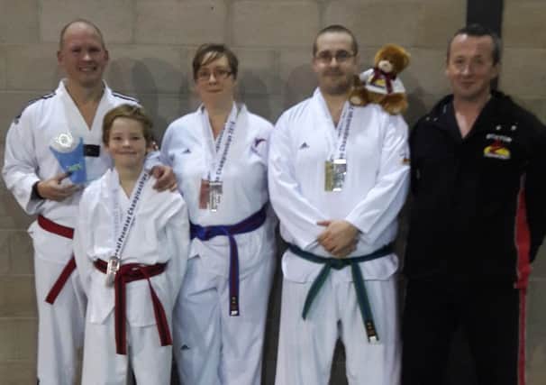 Taekwondo club members.