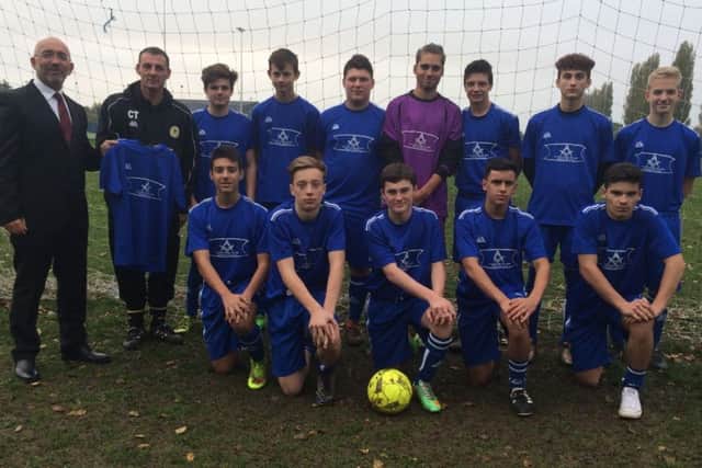 Wyberton receive their kit.