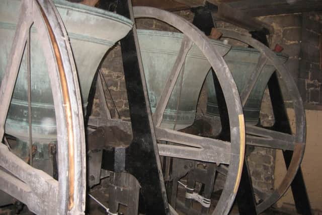 The bells at Ruskington's All Saints' Church. EMN-161115-134217001