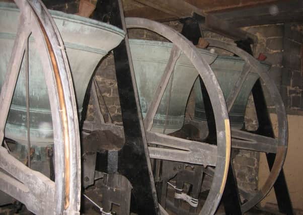 The bells at Ruskington's All Saints' Church. EMN-161115-134217001