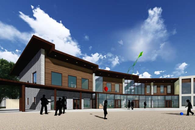 An artist#s impression of a new £3.5-million community and heritage centre that coulsd replace the Tower Gardens pavilion if the funding bid is successful. ANL-161117-153810001
