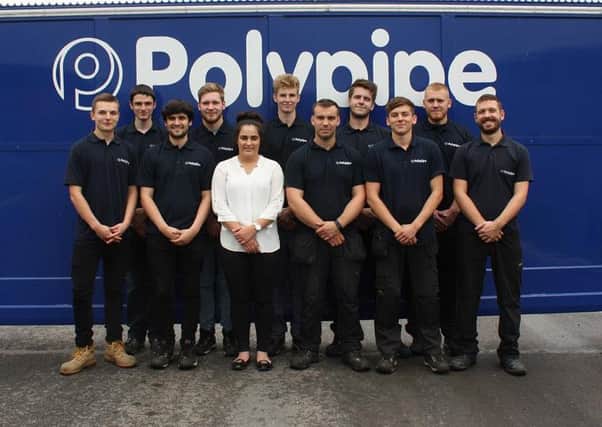 The apprentices from Polypipe EMN-161123-151519001