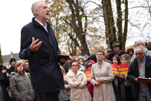 Jeremy Corbyn shares his vision for the NHS and rural communities in Sleaford. Photo: Toby Roberts EMN-161120-165108001
