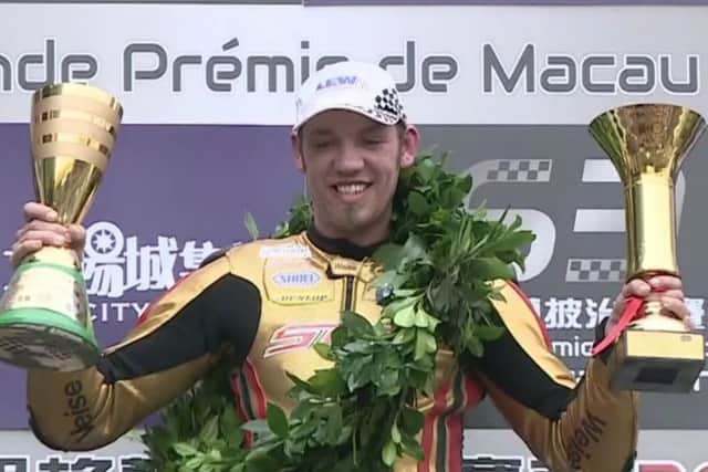 Hickman climbs the top step of the Macau Grand Prix podium for the second year running EMN-161121-095448002