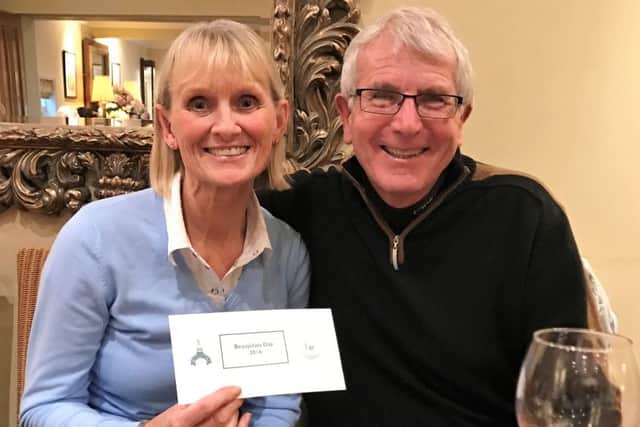 Beaujolais Nouveau stableford winners Elaine and Rob Houlton EMN-161121-172636002