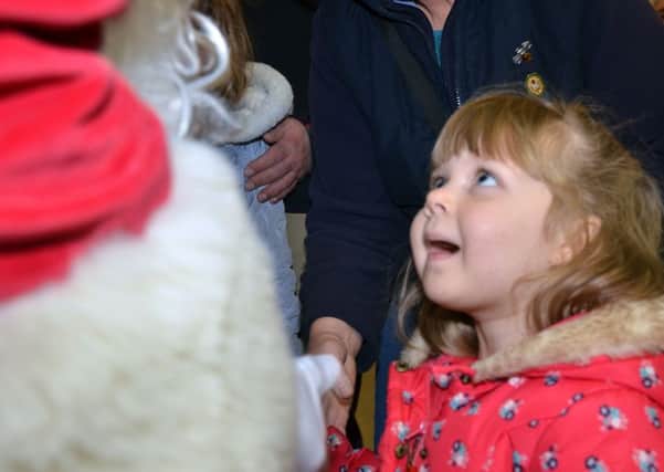 Santa's grotto opening at Johnson's Garden Centre, in Boston. Jocelyn Lawman 07939 662305.
Santa arrives in Jag and meets kids and parents ANL-161119-193806001
