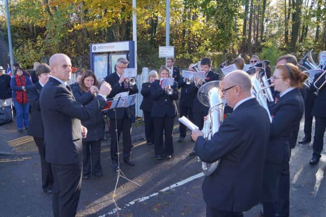 Rasen Town Band at this year's Remembrance Sunday event EMN-161124-175510001
