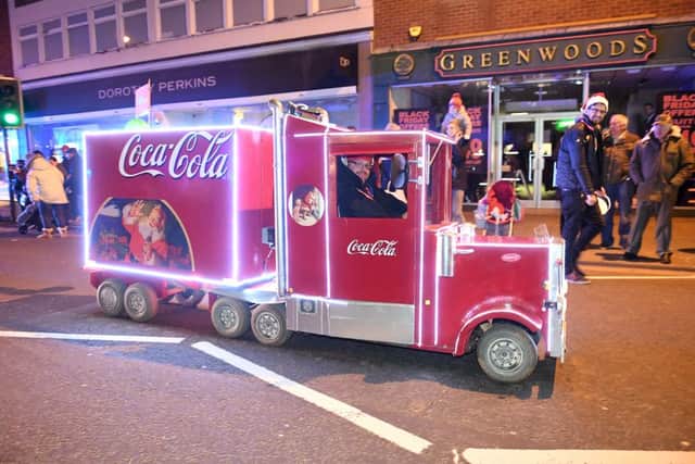Skegness Christmas parade and lights switch-on. Photo: MSKP-241116-13 ANL-161125-154951001