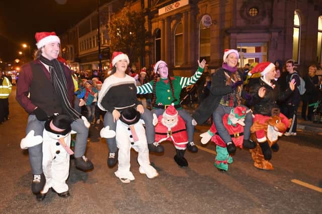 Skegness Christmas parade and lights switch-on. Photo: MSKP-241116-25 ANL-161125-155044001