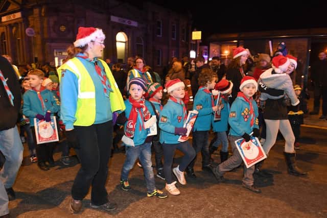 Skegness Christmas parade and lights switch-on. Photo: MSKP-241116-27 ANL-161125-155101001