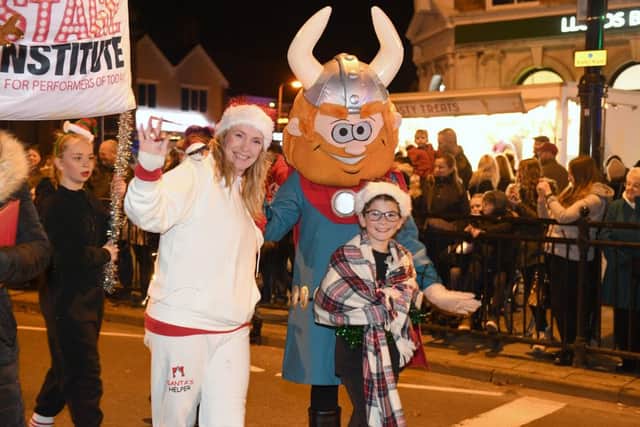 Skegness Christmas parade and lights switch-on. Photo: MSKP-241116-30 ANL-161125-155122001