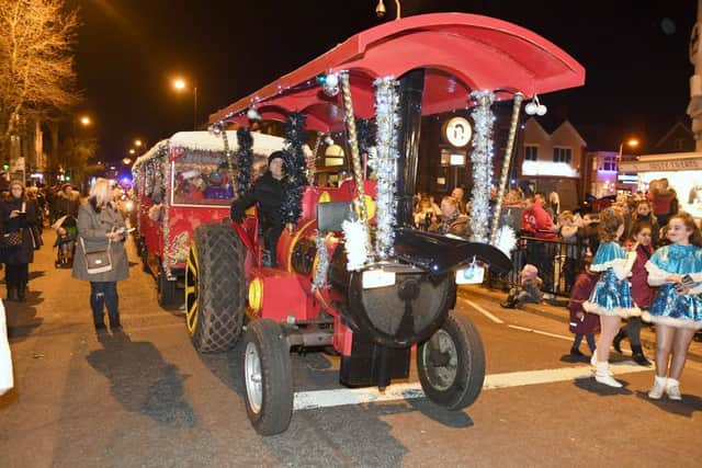 Skegness Christmas parade and lights switch-on. Photo: MSKP-241116-34 ANL-161125-155204001