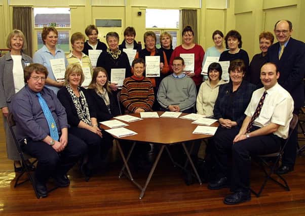 Staff and teachers at Skegness Richmond School in February 2004 after completing their Teaching for Learning course.