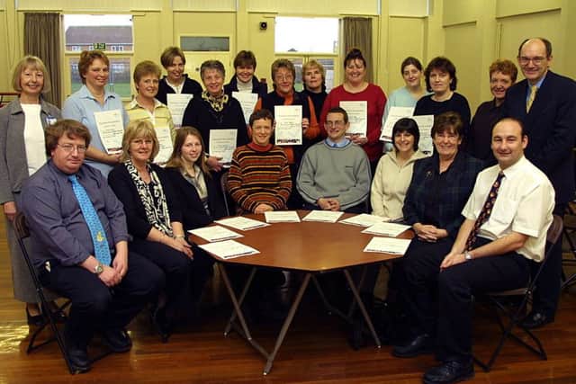 Staff and teachers at Skegness Richmond School in February 2004 after completing their Teaching for Learning course.