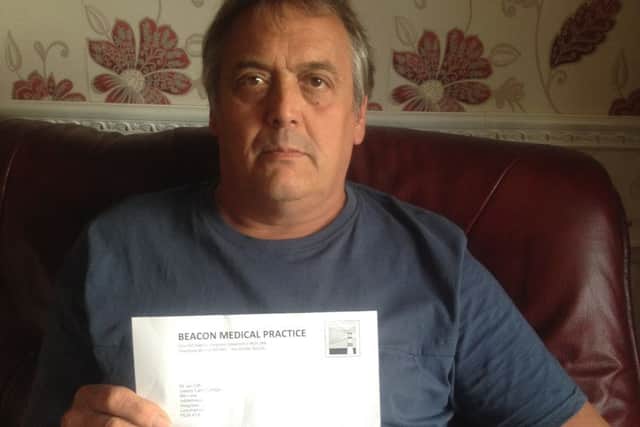 Ian Clifton faced a 200-mile round trip to collect a prescription from his consultant at Sheffield Hospital. ANL-161128-120631001