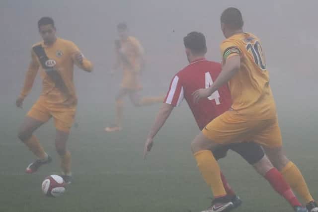 Action from Saturday's match. Photo: Eric Brown.