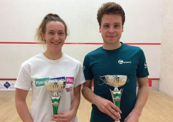 Last year's champions Millie Tomlinson, who returns this weekend, and Charles Sharpes