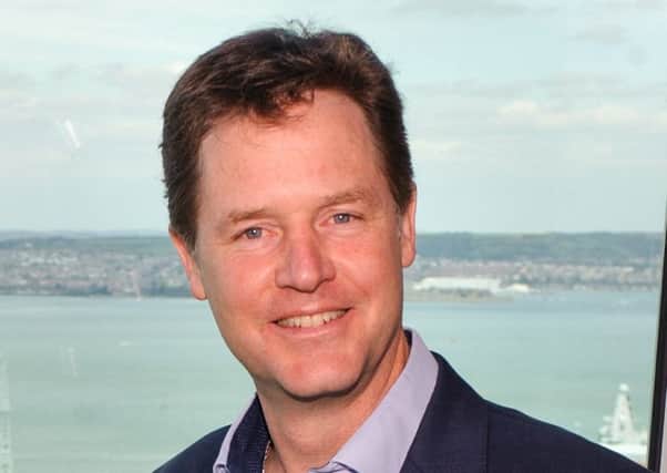 Liberal Democrat former Deputy Prime Minister Nick Clegg MP.
Picture: Allan Hutchings (150713-167) EMN-160112-104708001