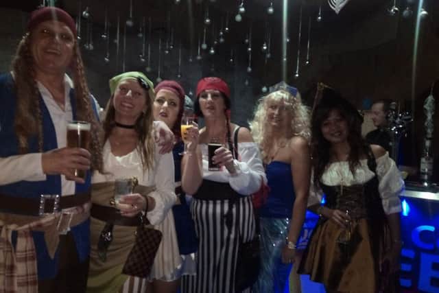 Christmas party goers having a jolly old time in Skegness Aquarium EMN-161213-105123001