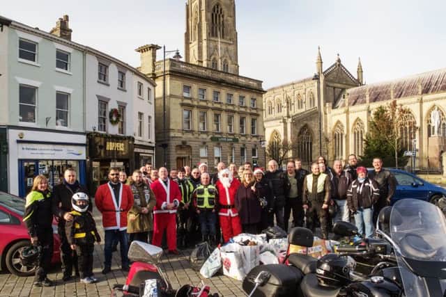 Scene from this year's Toy Run and Charity Ride.