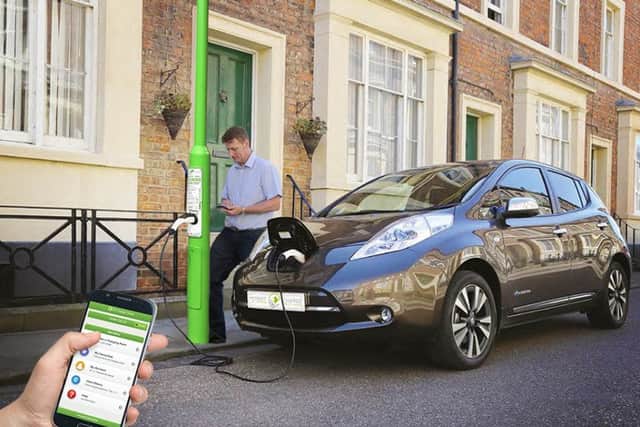 Boston's Rolec EV has launched EV charging street lights.