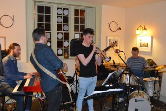 Thoms Funky Organ Band playing at The Bustard Inn last year as part of Sleaford Festival Live 2016. EMN-160712-165837001